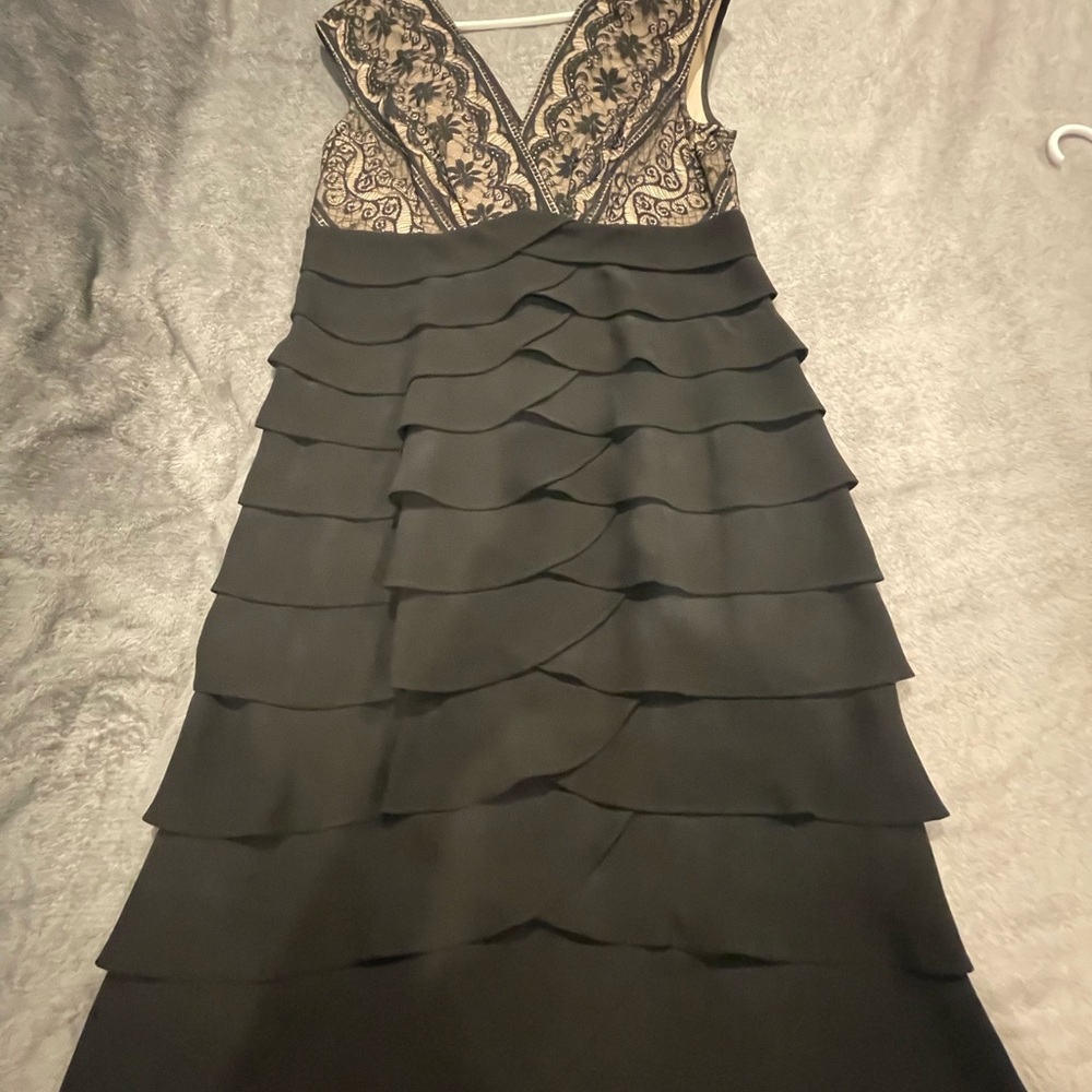 Jessica Howard cocktail black dress size 14